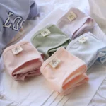 Women's Smooth Plain Briefs with Small Side Label - Image 5