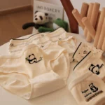 Women's Cute Panda Printed Everyday Underwear Briefs - Image 2