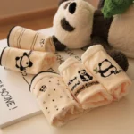 Women's Cute Panda Printed Everyday Underwear Briefs - Image 5