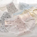 Pink Gingham Bow Print Ruffle Trim Everyday Briefs - Image 4